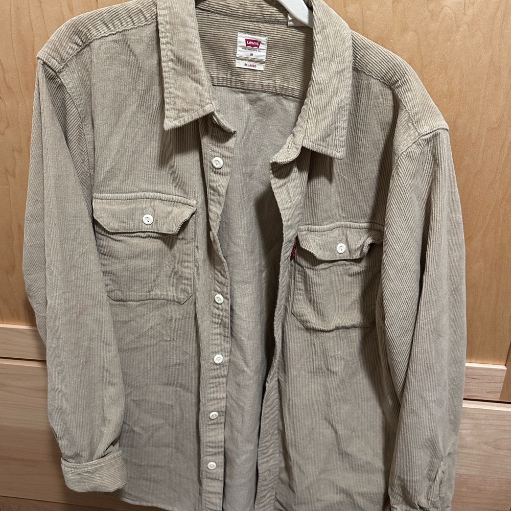 Levi's Beige Corduroy Shirt